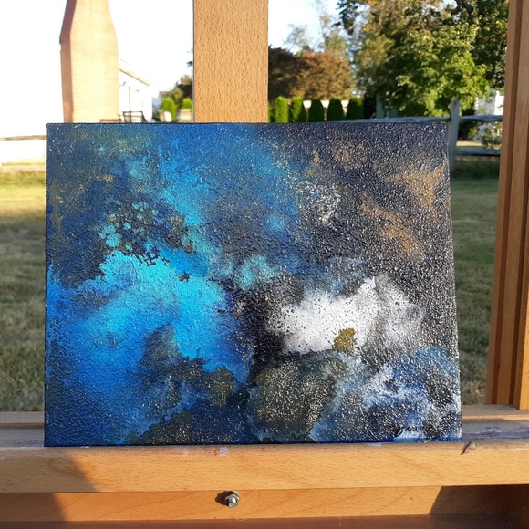 Gio. V Other - ORIGINAL  Abstract  Handmade Painting Sz 8"x10"